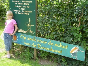 op zoek naar de schat van Ravenhorst